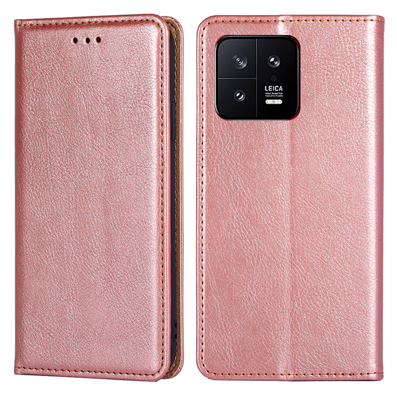 For Xiaomi 13 5G Magnetic Auto Adsorbed PU Leather Protective Cover Foldable Stand Phone Wallet Case For Xiaomi 13 5G Magnetic Auto Adsorbed PU Leather Protective Cover Foldable Stand Phone Wallet Case